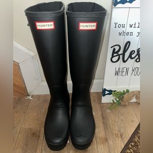 Hunter Back Adjustable Long Rainboots